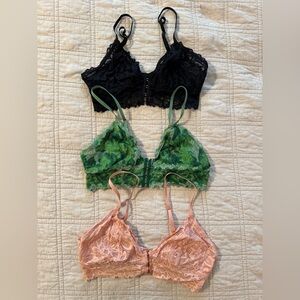 Lot of 3 Aerie bralettes